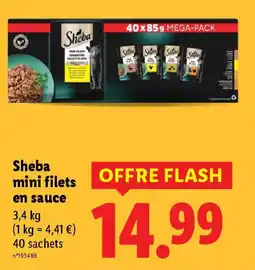 Lidl Sheba mini filets en sauce offre