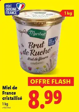 Lidl Miel de france cristallisé offre