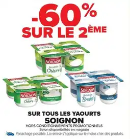 Carrefour Market SOIGNON Sur tous les yaourts offre