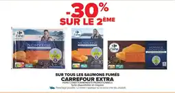 Carrefour Market CARREFOUR EXTRA Sur tous les saumons fumés offre