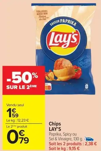 Carrefour Market LAY'S Chips offre