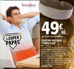 E.Leclerc Ceinture Massage Terraillon offre