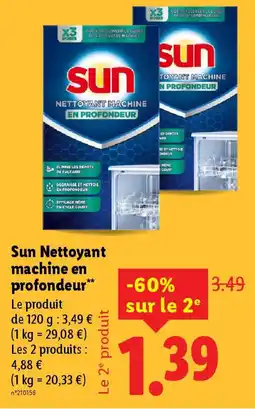Lidl Sun nettoyant machine en profondeur offre
