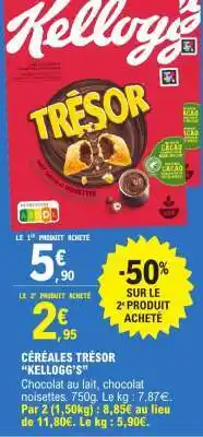 E.Leclerc Céréales Trésor Kellogg's offre