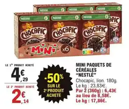 E.Leclerc MINI PAQUETS DE CÉRÉALES “NESTLÉ” offre