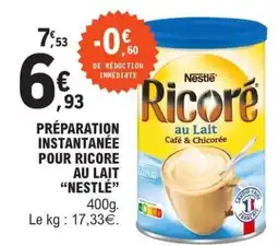 E.Leclerc Ricoré au Lait offre