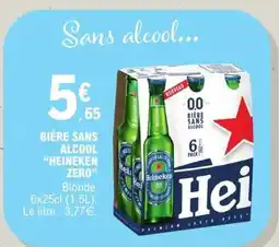 E.Leclerc BIÈRE SANS ALCOOL “HEINEKEN ZERO” offre