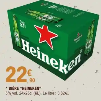 E.Leclerc BIÈRE “HEINEKEN” offre