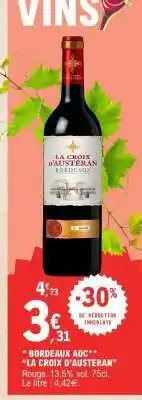 E.Leclerc Bordeaux AOC 'La Croix d'Austeran' offre