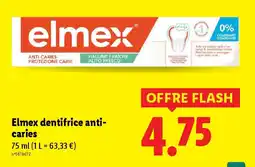 Elmex dentifrice anti caries