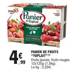 E.Leclerc Panier De Fruits Yoplait offre