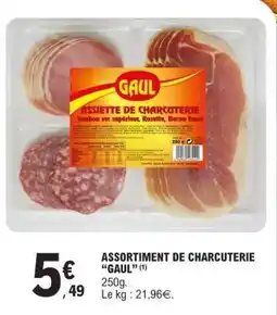 E.Leclerc ASSORTIMENT DE CHARCUTERIE “GAUL” offre