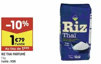 Leader Price Riz thai parfumé offre