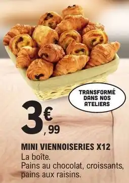 E.Leclerc MINI VIENNOISERIES X12 offre