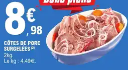 E.Leclerc CÔTES DE PORC SURGELÉES offre