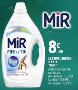 E.Leclerc MiR FiNi Le TRi offre