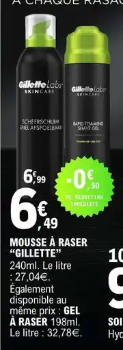 E.Leclerc MOUSSE À RASER “GILLETTE” offre