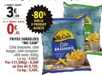 E.Leclerc Frites surgelées MC CAIN offre