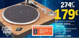 E.Leclerc Platine vinyle MARLEY offre