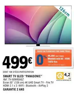 E.Leclerc SMART TV QLED “PANASONIC” offre