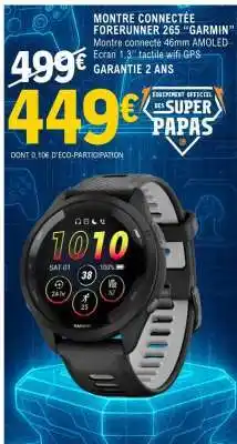 E.Leclerc Montre Connectée Forerunner 265 Garmin offre