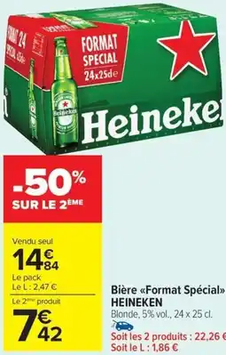 Carrefour Market HEINEKEN Bière Format Spécial offre