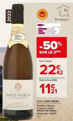 Carrefour A.O.P. SAINT-VÉRAN offre
