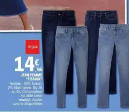 E.Leclerc JEAN FEMME TISSAIA offre
