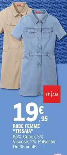 E.Leclerc ROBE FEMME 'TISSAIA' offre