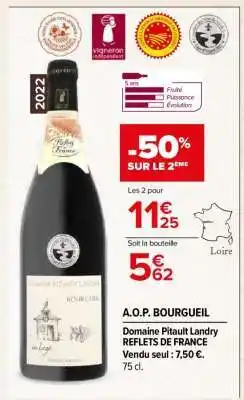 Carrefour A.O.P. BOURGUEIL offre