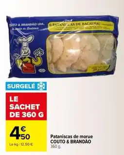 Carrefour Pataniscas de morue offre