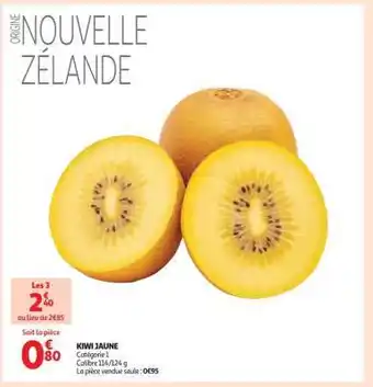 Auchan Kiwi jaune offre