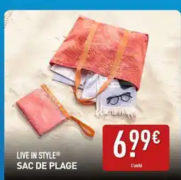 ALDI LIVE IN STYLE SAC DE PLAGE offre