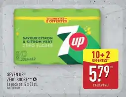 ALDI SEVEN UP ZÉRO SUCRE offre
