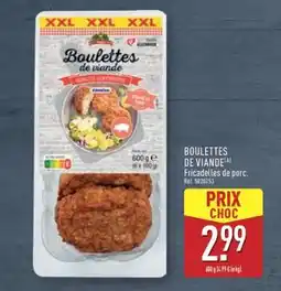 ALDI BOULETTES DE VIANDE offre