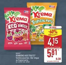 ALDI Krema Bonbons aux fruits offre