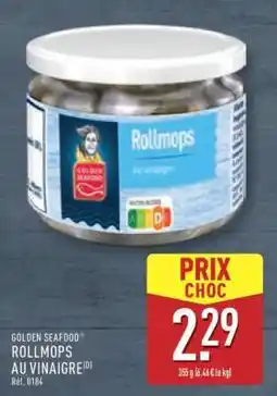 ALDI GOLDEN SEAFOOD ROLL MOPS AU VINAIGRE offre