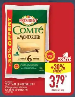 ALDI COMTÉ AOP LE MONTARLIER offre