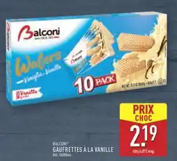 ALDI Balconi Gaufrettes à la Vanille offre