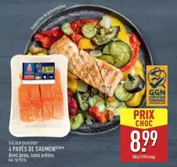 ALDI GOLDEN SEAFOOD 4 PAVÉS DE SAUMON offre