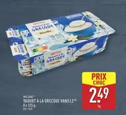 ALDI MILSANI YAOURT À LA GRECQUE VANILLE offre