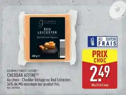 ALDI GOURMET FINEST CUISINE CHEDDAR AFFINÉ offre