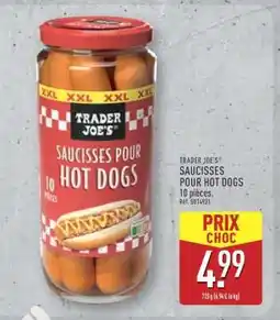 ALDI Trader Joe's Saucisses pour Hot Dogs offre