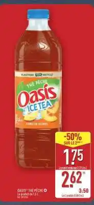 ALDI Oasis Thé Pêche offre