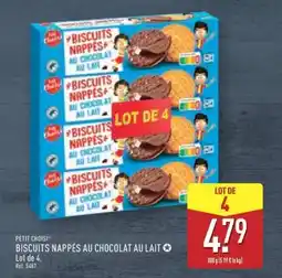 ALDI BISCUITS NAPPÉS AU CHOCOLAT AU LAIT offre