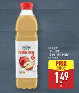 ALDI RIO D'ORO PUR JUS DE POMME POIRE offre