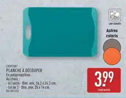ALDI CROFTON PLANCHA À DÉCOUPER offre