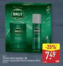 ALDI COFFRET BRUT ORIGINAL offre