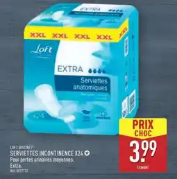 ALDI LOFT DISCRET SERVIETTES INCONTINENCE X24 offre