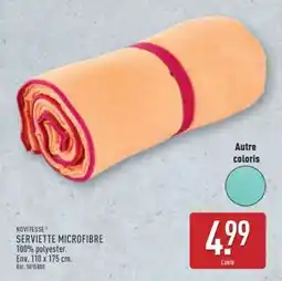 ALDI SERVIETTE MICROFIBRE offre